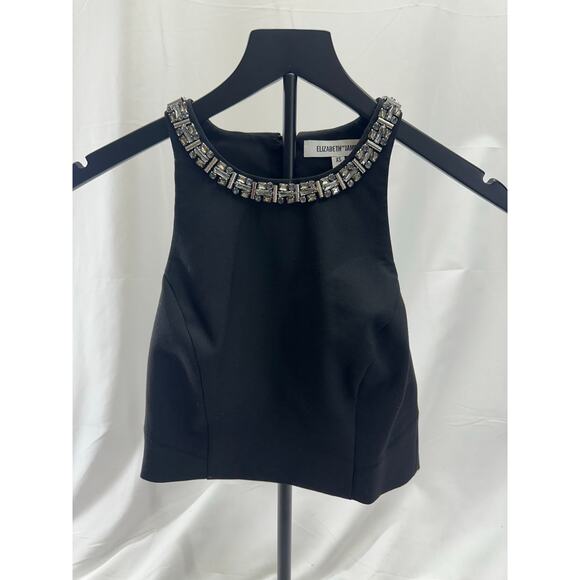Elizabeth and James black sleeve shell top XS - Picture 1 of 4